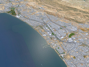 Muscat city Oman 60km 3D Модель