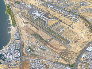 Muscat city Oman 60km 3D Модель