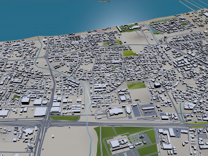 Muscat city Oman 60km 3D Модель