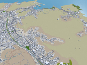 Muscat city Oman 60km 3D Модель