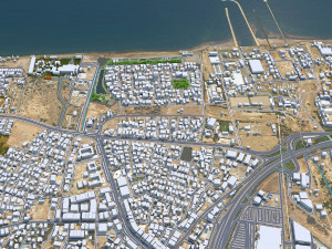 Muscat city Oman 60km 3D Модель
