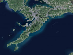 Nagasaki city Japan 60km Model 3D