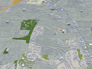 Nashville Tennessee USA 60km 3D-Modell