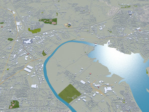 Nashville Tennessee USA 60km 3D-Modell