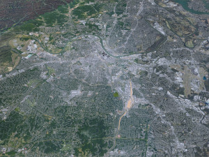 Nashville Tennessee USA 60km 3D-Modell