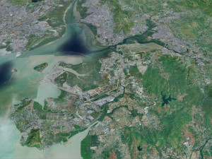 Navi Mumbai India 60km 3D Model
