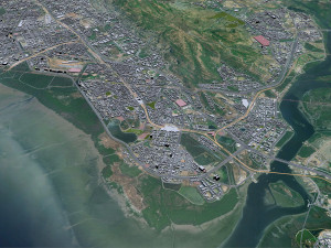 Navi Mumbai India 60km 3D Model