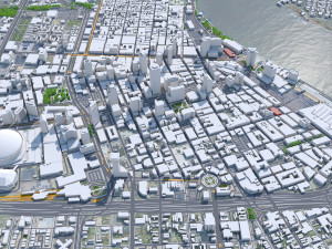 New Orleans Kenner Metairie Louisiana Downtown USA 8km Modelo 3D