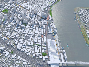 New Orleans Kenner Metairie Louisiana Downtown USA 8km Modelo 3D