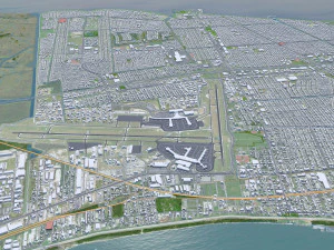 New Orleans Kenner Metairie Louisiana USA 90km 3D Model