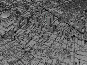 New Orleans Kenner Metairie Louisiana USA 90km 3D Model