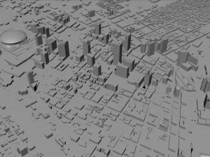 New Orleans Kenner Metairie Louisiana USA 90km 3D Model