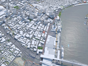 New Orleans Kenner Metairie Louisiana USA 90km 3D 모델