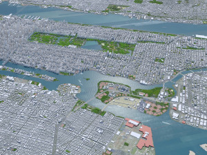 New York USA 65km Modèle 3D