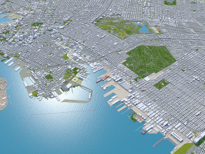 New York USA 65km Modèle 3D