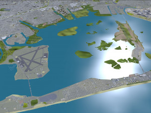 New York USA 65km Modèle 3D