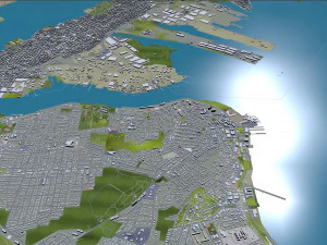 New York USA 65km 3D Model