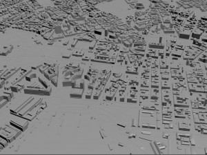 Oslo city Norway 30km Model 3D