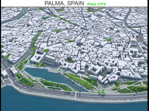 팔마시 스페인 40km 3D 모델