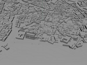 Palma city Spain 40km 3D Model