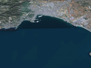 Palma city Spain 40km 3D Model