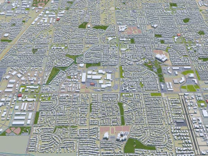 Phoenix city Arizona USA 80km 3D Model