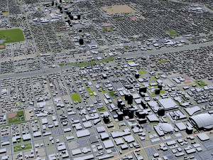 Phoenix city Arizona USA 80km 3D Model