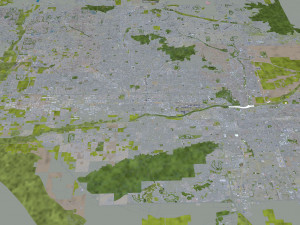 Phoenix city Arizona USA 80km 3D Model