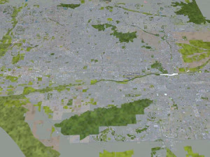 Phoenix city Arizona USA 80km 3D Model