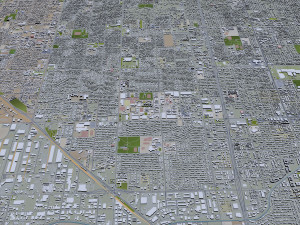 Phoenix city Arizona USA 80km 3D Model
