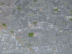 Phoenix city Arizona USA 80km 3D Model