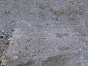 Phoenix city Arizona USA 80km 3D Model