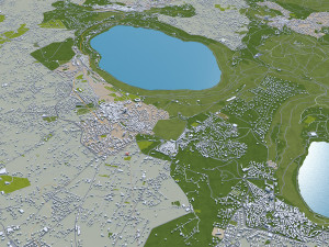 Rome city Italy 70km Modelo 3D