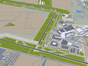 Rome city Italy 70km 3D Model
