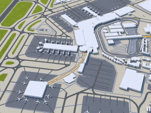Rome city Italy 70km 3D Model