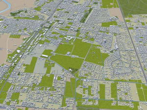 Rome city Italy 70km 3D Model