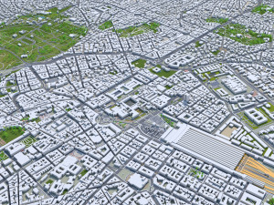 Rome city Italy 70km Modelo 3D