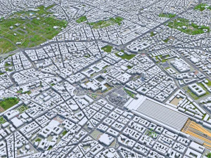 Rome city Italy 70km 3D Model