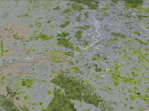 Rome city Italy 70km 3D Model