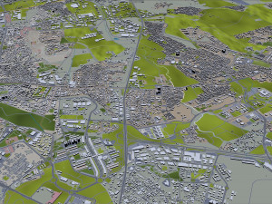 Rome city Italy 70km Modelo 3D
