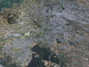 Rome city Italy 70km 3D Model