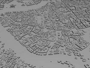 Rome city Italy 70km 3D Model