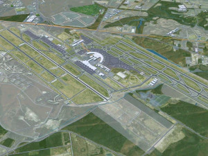 Sapporo City Hokkaido Japan 120km 3D Model