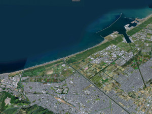 Sapporo City Hokkaido Japan 120km 3Dモデル