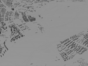 Sejong city South Korea 80km Model 3D