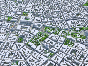 Sofia city Bulgaria 30km Modelo 3D