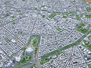 Sofia city Bulgaria 30km Modelo 3D