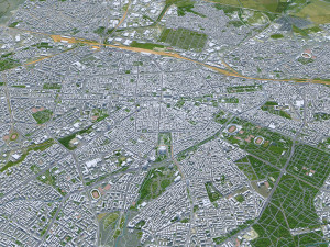 Sofia city Bulgaria 30km Modelo 3D