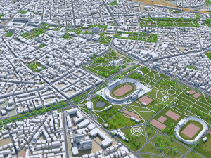 Sofia city Bulgaria 30km Modelo 3D