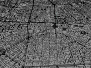 Sofia city Bulgaria 30km 3D Model
